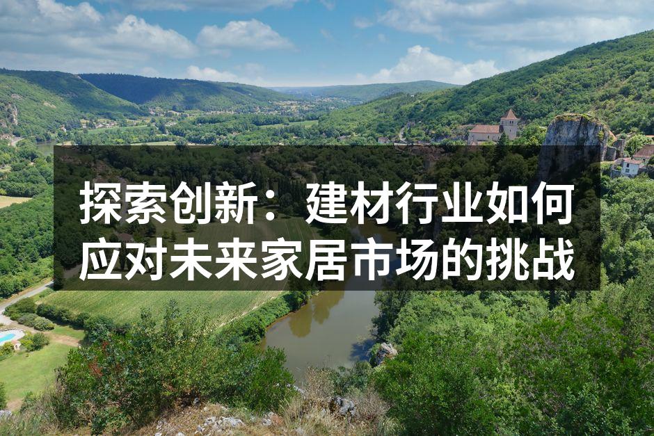 探索创新：建材行业如何应对未来家居市场的挑战